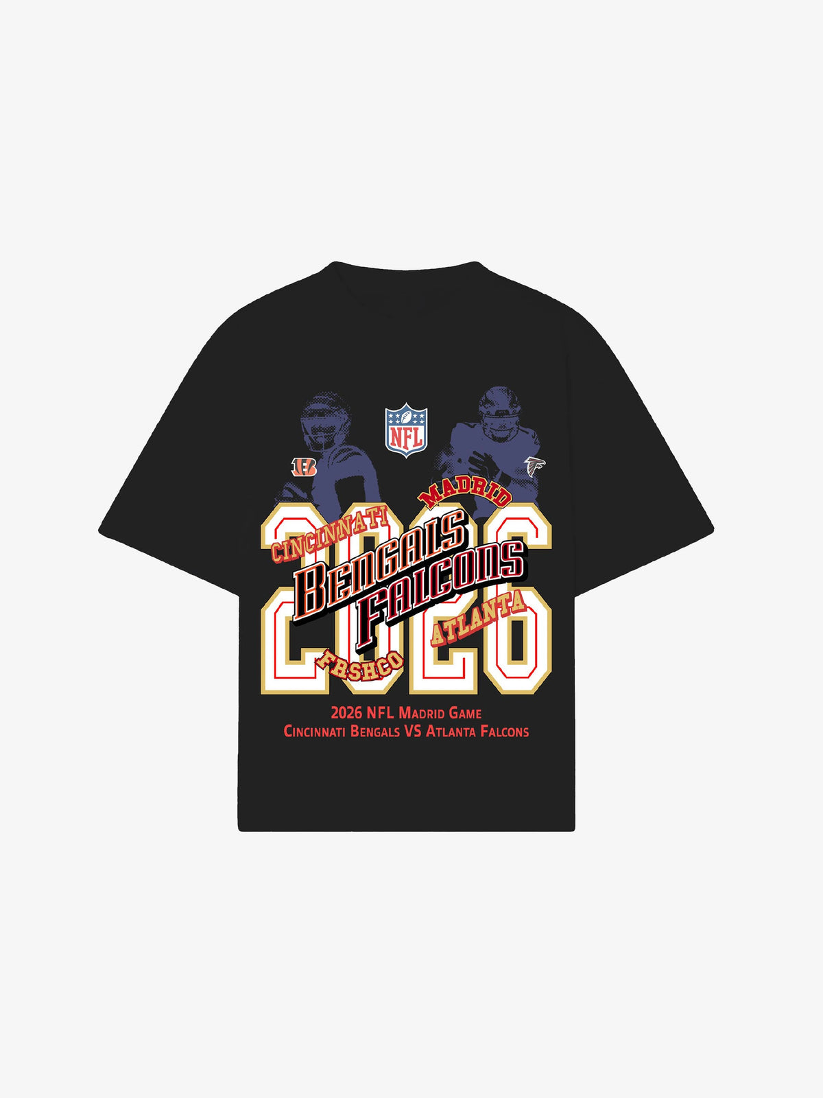 Black Tee NFL x FRSH