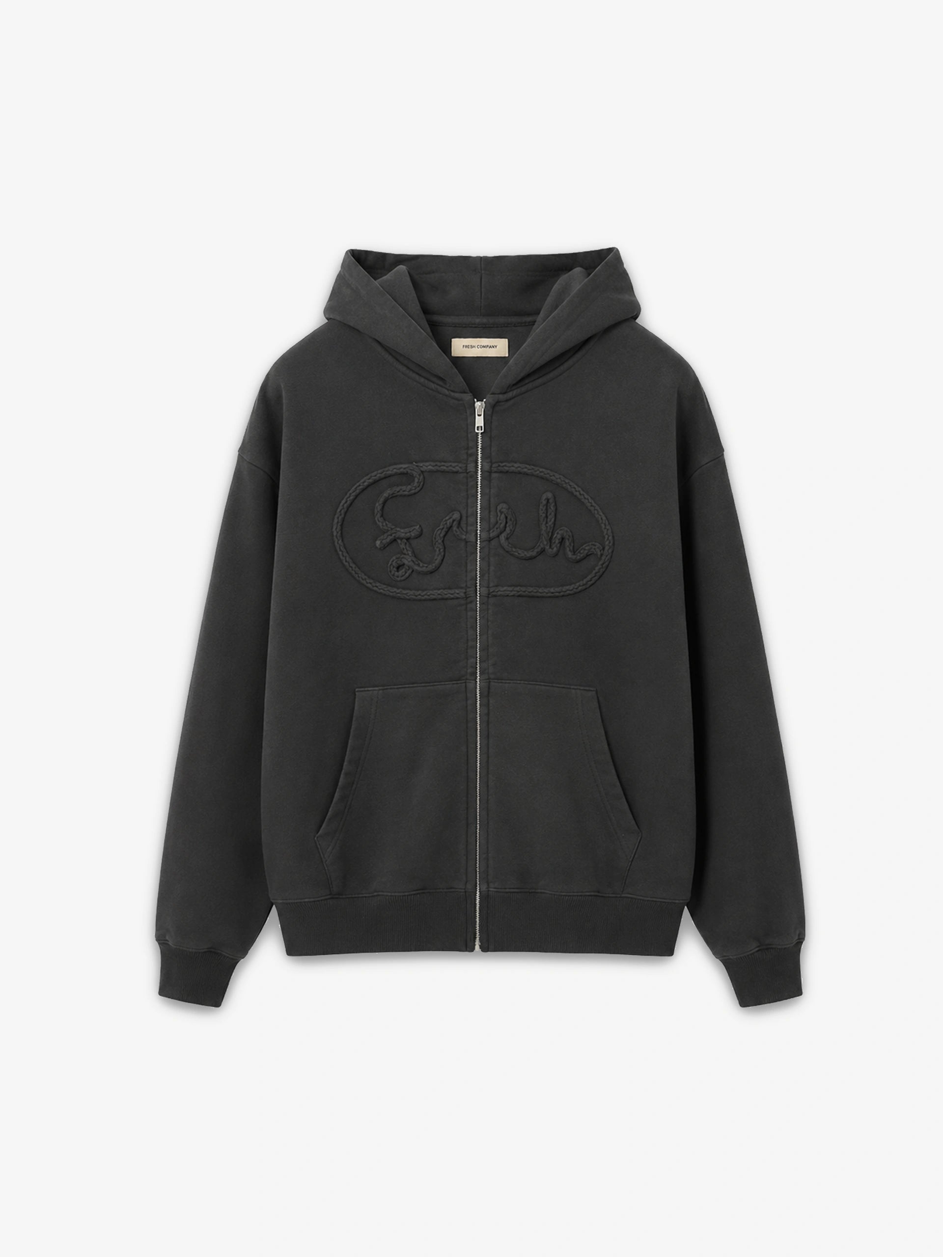 FRSH Oval Logo Hoodie Black