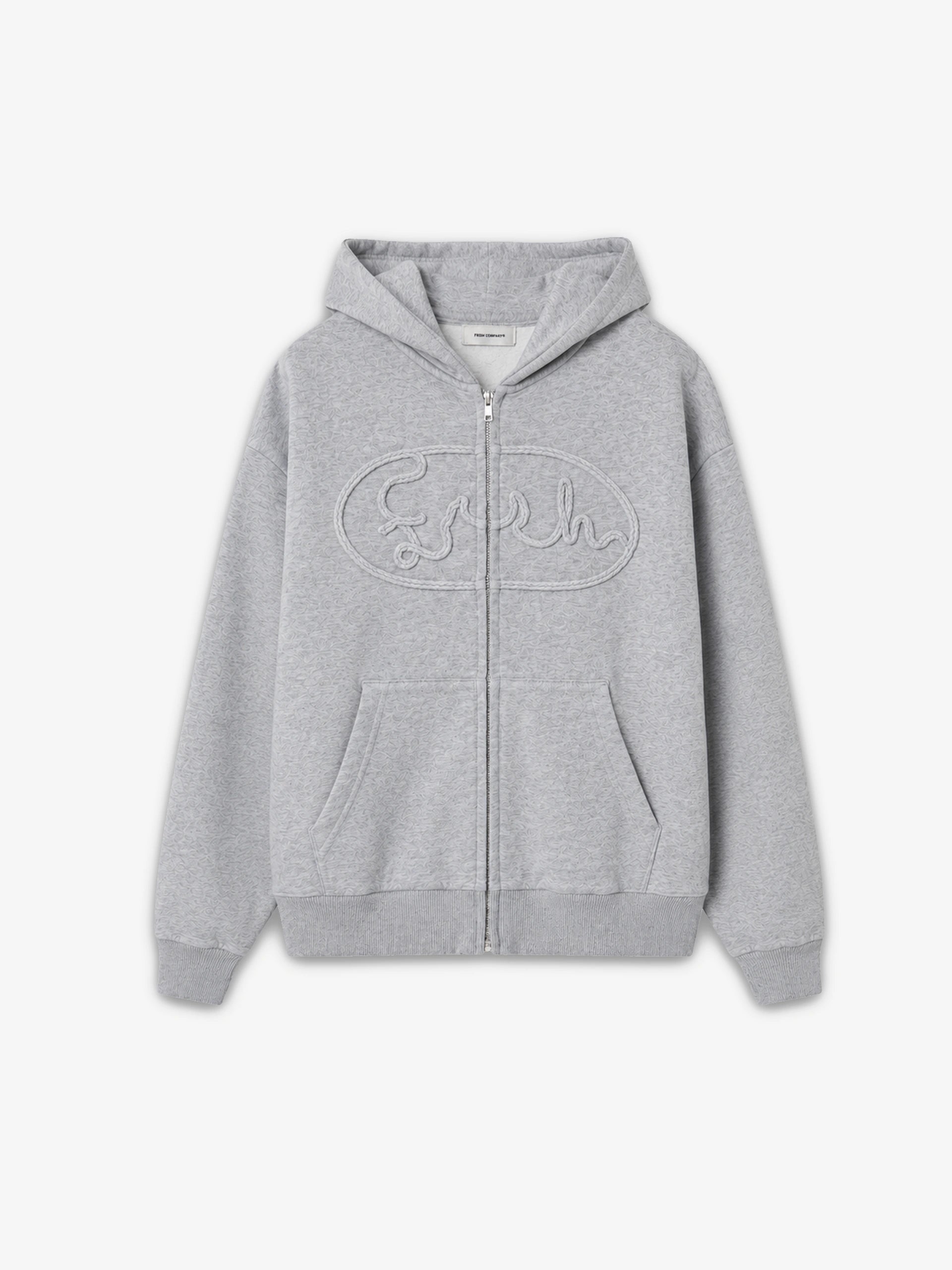 FRSH Oval Logo Hoodie Grey