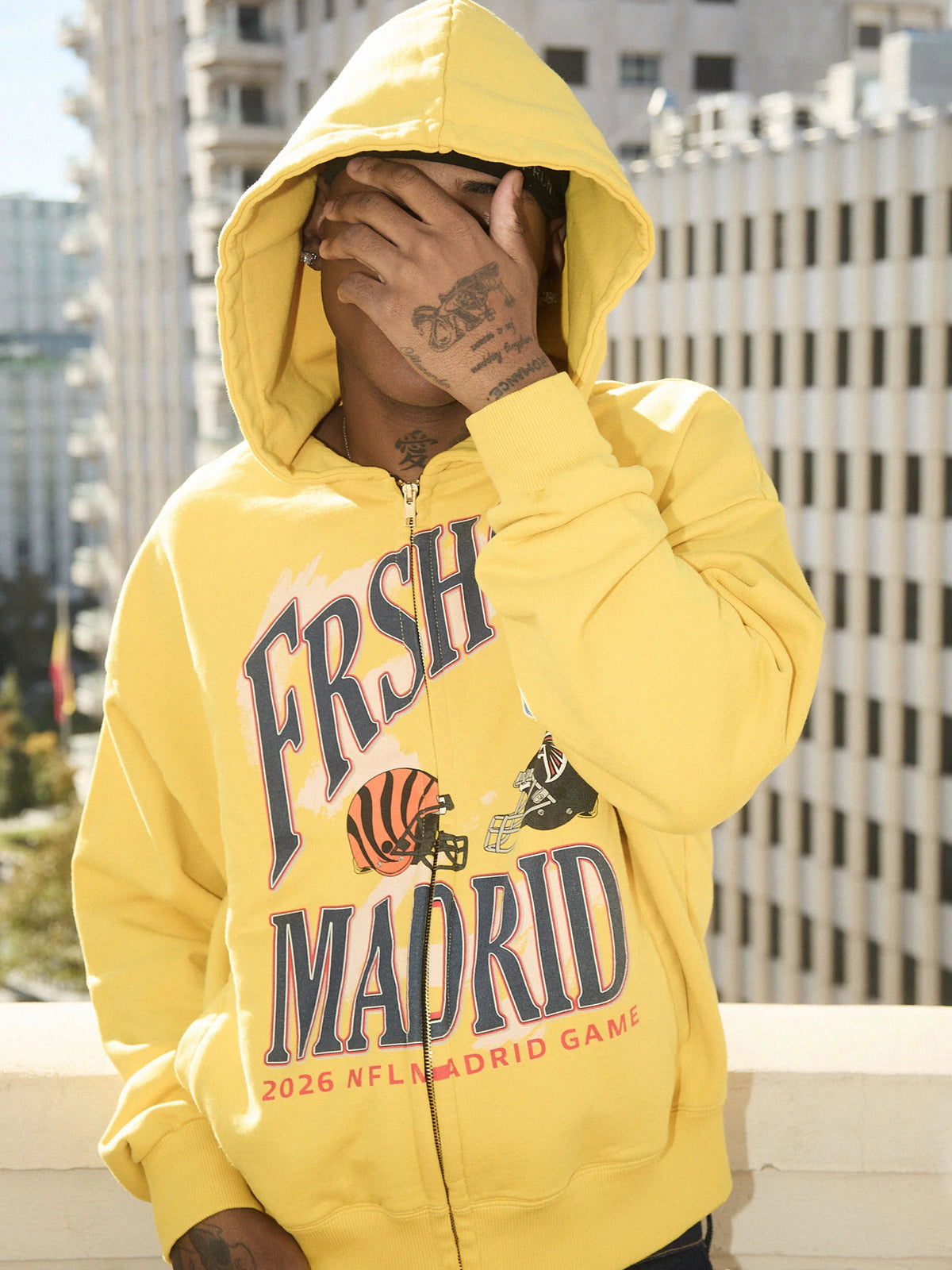 Yellow Hoodie NFL x FRSH